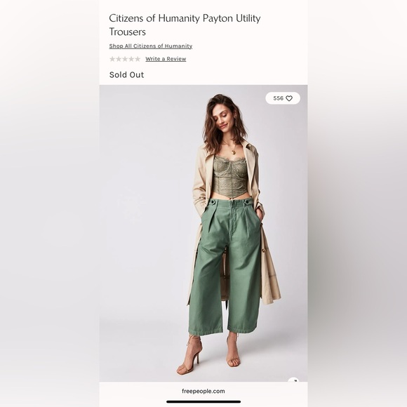 Citizens Of Humanity Denim - Citizens Of Humanity Payton Utility Trousers